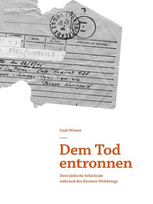cover image of Dem Tod entronnen